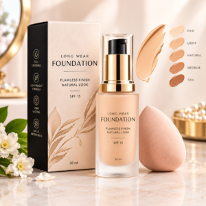 Luxury long wear foundation